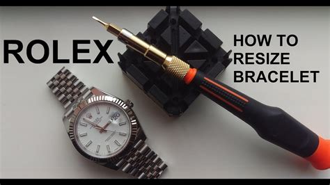 how to take links of fake rolex|removing rolex links from watch.